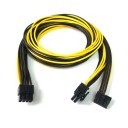 Custom PCIE Modular Cable 8 Pin to RTX30 12 Pin and Standard 8 Pin
