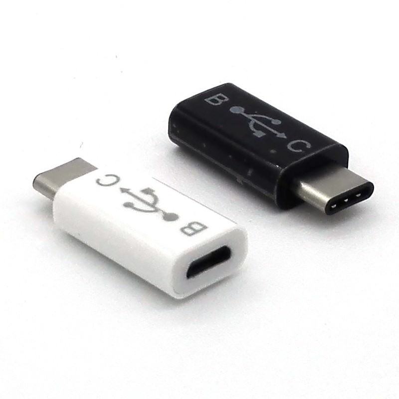 Abrity USB C Female to Micro USB Male Adapter, 2 Pack, Supports Devices  like S7, Note 5, Tab S2, G4, Nexus 5/6, HTC One A9
