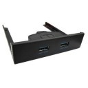 USB 3.0 Front Panel 2-Port Hub for 3.5