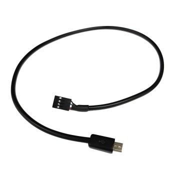 Mini 4 Pin Female Header to Micro USB Micro B Male Cable 50cm