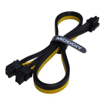 Dual 6 Pin to 8 Pin PCIE Power Modular Cable 50cm