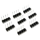 RGB 12V LED Light Strip 4 Pin Male Female 90 Degree Angled Connector