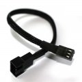 Fan 4-Pin PWM to 3-Pin Sleeved Adapter Cable