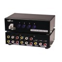 Maituo 4 Port AV Video Audio Splitter (MT-431AV)