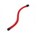 Premium Silicone Wire Single Sleeved 8 Pin CPU/EPS Power Extension Cable (Red)