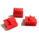 Power Supply PSU Modular Port 10 Pin Connector Red with Pins