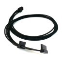 Rosewill ARC-M450 6-Pin to 2 x SATA Sleeved Modular Cable (Black)