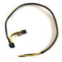 Open-End to Dual 8 Pin (6+2) PCI-E Sleeved Cable (70cm + 10cm)