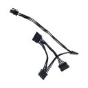 4 Pin to 4 x SATA Modular Direct Cable for HDPLEX