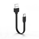 Ultra Soft USB 2.0 Type A to C Silicone Ribbon Cable Straight