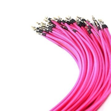 modDIY Pre-made 18AWG Sleeved Electrical Wire (Pink)
