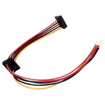 PSU 4 Pin to 2 x SATA Power Cable 34cm for IBM Lenovo