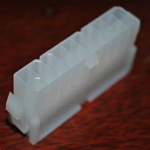 20-Pin Motherboard Power Male Connector - Transparent White