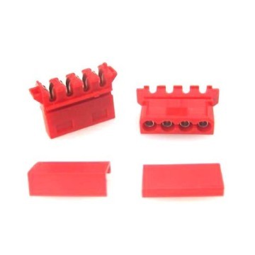 DIY IDE Molex Power EZ Crimp Connector - Red