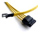 Floppy FDD Power to 4-Pin Molex Adapter Cable