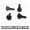 M5.0 x 12mm Black Thumb Screws (M5X12)