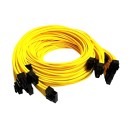 Premium Corsair PSU Individually Sleeved Modular Cable Set Yellow