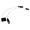 DC5.5x2.5 DC Barrel Jack to SATA Power Cable Adapter Silver Wire
