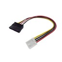 ITX Mini PC Mini Floppy 2.54mm Pitch 4 Pin to SATA Power Cable 26cm