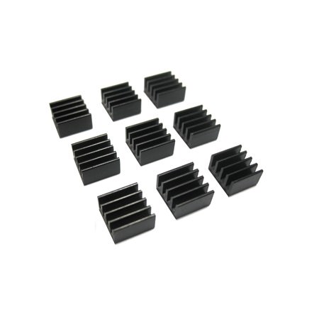 Black Micro Passive Heatsink Mosfet Chipsink 8 8mm
