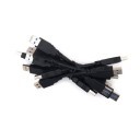 Ultra Short USB 3.0 Type A Male to Male Data Cable 15cm Black
