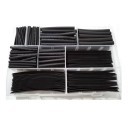 Premium Multi-Size Black Heat Shrinkable Tube Box Set (385 Pieces)