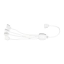 LED RGB Aura Lighting Control Sync 1 to 4 Splitter Cable 30cm