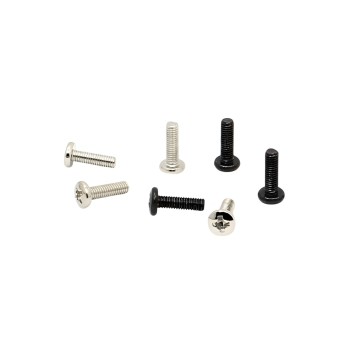 M3 x 10mm Black Silver Screws BM3X10