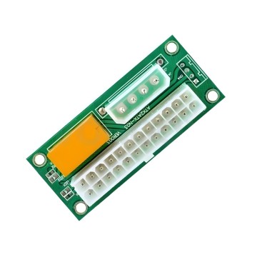 ATX 24 Pin Multiple Power Supply State Sync Start Adapter Board Card