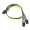 Dual 6 Pin to 8 Pin PCIE Power Modular Cable 50cm