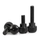 M4.0 x 12mm Black Thumb Screws M4X12