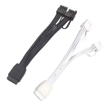 ATX 3.0 PCIe 5.0 600W 12VHPWR 16 Pin to Dual 8 Pin PCIE Adapter Cable