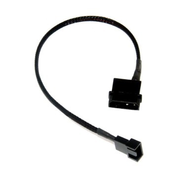 4 Pin Molex to Single 3 Pin Fan Cable Adapter 15cm