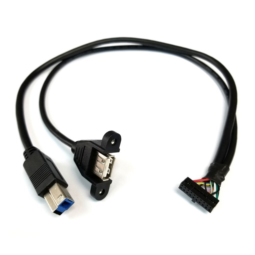 20 Pin USB 3.0 Internal Header USB 3.0 Type B USB 2.0 Type A - MODDIY