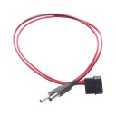 Molex 4 Pin to 2 x Gridseed 2.1mm DC Barrel Power Plug