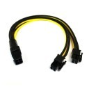 Premium Sleeved Power Supply ATX CPU/EPS 4-Pin Y Splitter Cable (30cm)