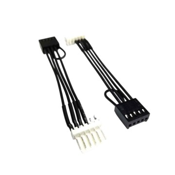 Computer CPU Fan 6 Pin Male to 5 Pin Female Cable Fan Conn Adapter for HP