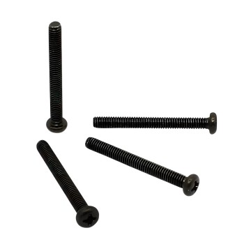 M4.0 x 35mm Black Screws PM4X35
