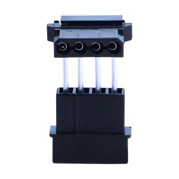 4 Pin Molex to 90 Degree 4 Pin Molex Power Adapter