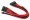 Premium Single Braid 24Pin Extension Cable (45cm Black Red)