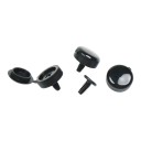 Black Snap Caps and Screws