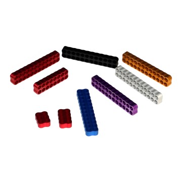 Premium Aluminum Single Sleeved Cable Combs for PC 6 to 24 Slots