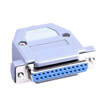 Solder Cup D Sub DB25 Connector with Plastic Hood Housing Female