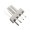 4 Pin Male Fan Connector White