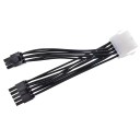 PSU Main Power 10 Pin to 10 Pin and 6 Pin PCIE Adapter Cable for Lenovo
