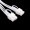 ATX 3.0 PCIe 5.0 600W 12VHPWR 16 Pin to Dual 8 Pin PCIE Adapter Cable White