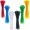Multi Color Nylon Wire Cable Zip Tie Wrap 100mm to 300mm 6 Colors