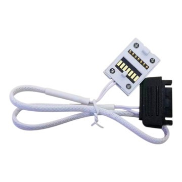 GINTOOYUN 2pcs SATA To RGB Fan Power Wire 22awg SATA 15