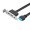 USB 3.0 20 Pin to Dual Type A Extension Cable with Panel Mounts