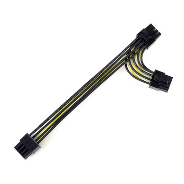 8 Pin PCIe to 2x 8 Pin PCIe 30cm GPU Cable for Supermicro